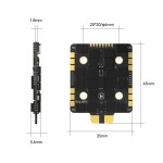 Hot Sales IFlight Borg 60RS 4-IN-1 ESC 20x20mm Mounting Holes Plastic Metal Parts for RC Airplanes Digital Style Toy Size M3